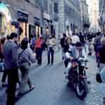 Rome pedestrian streets